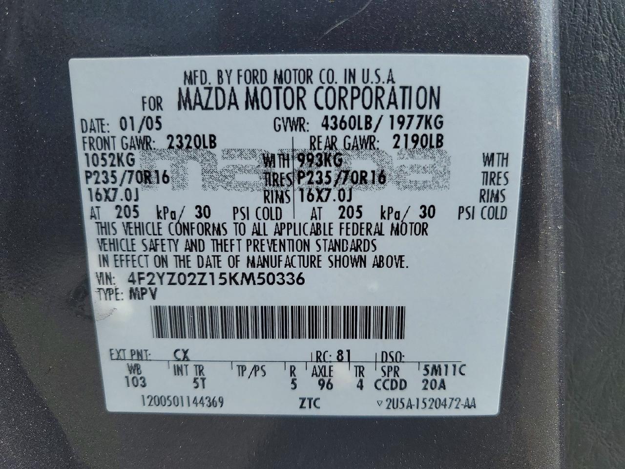 Mazda Tribute I