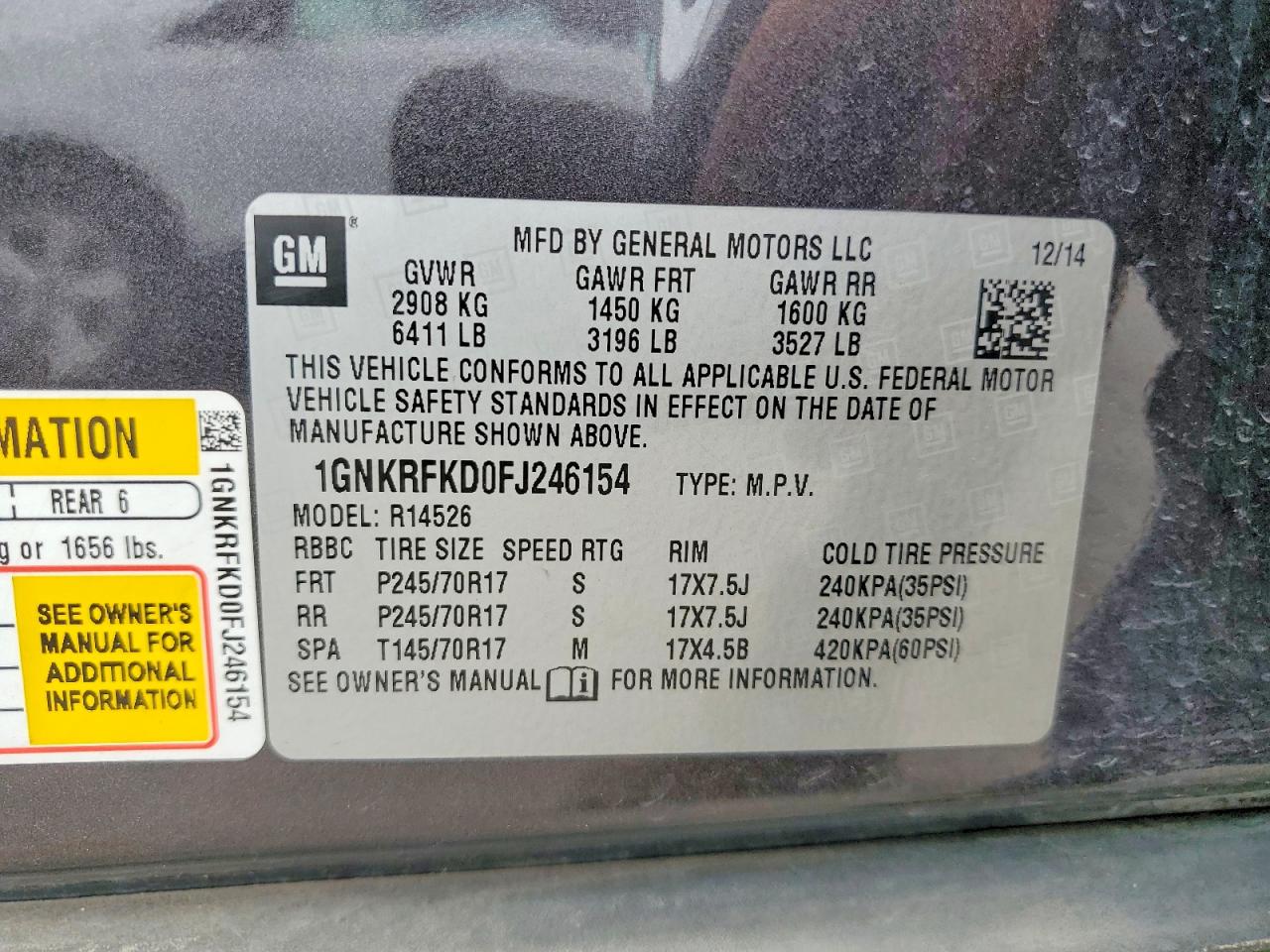 Chevrolet Traverse Ls