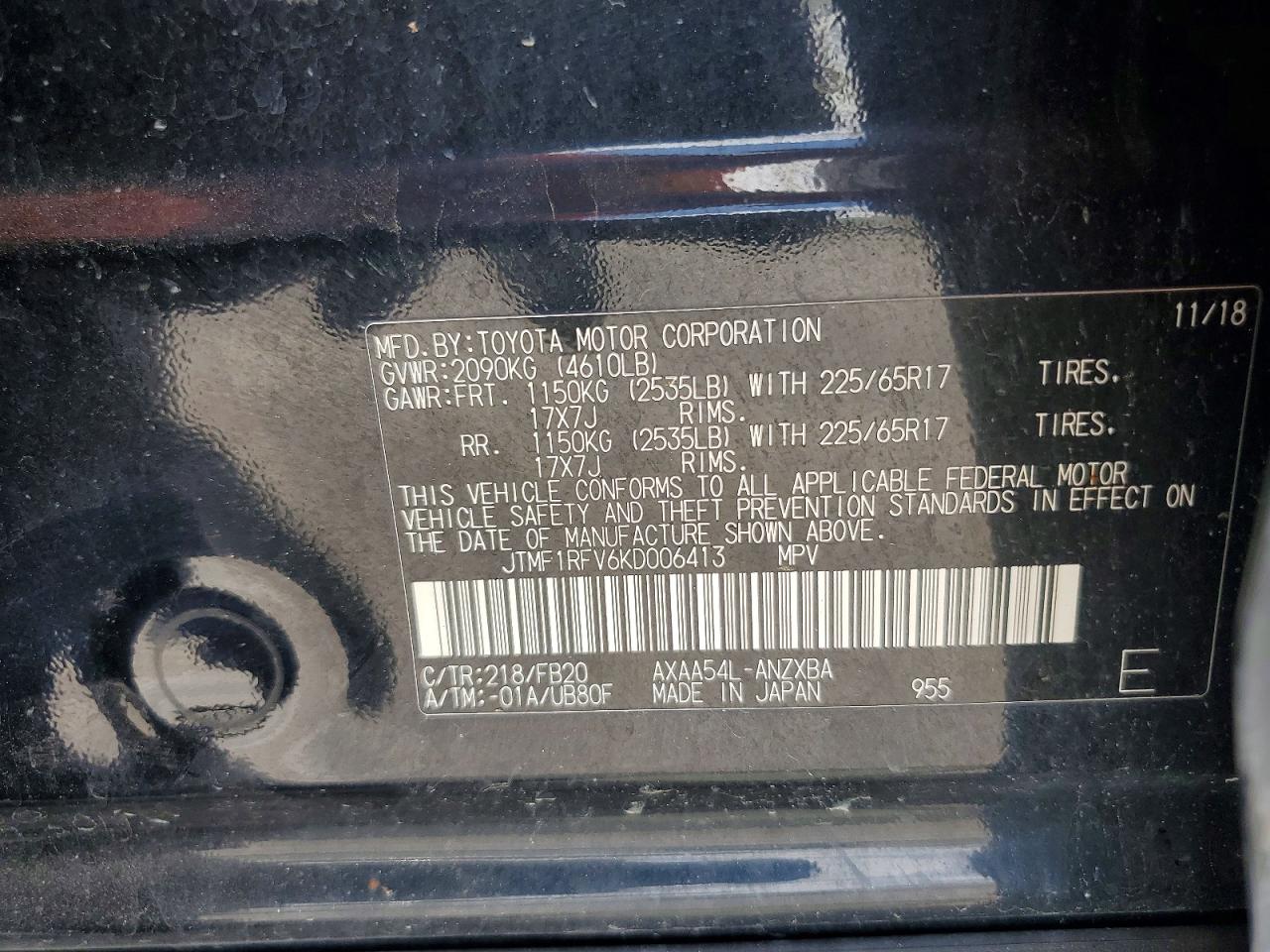 Toyota RAV4 Le