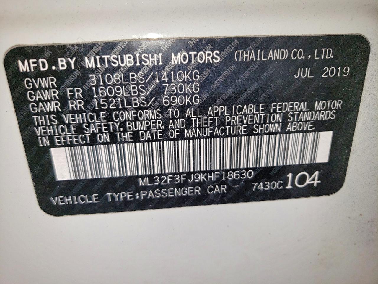 Mitsubishi Mirage G4 Es