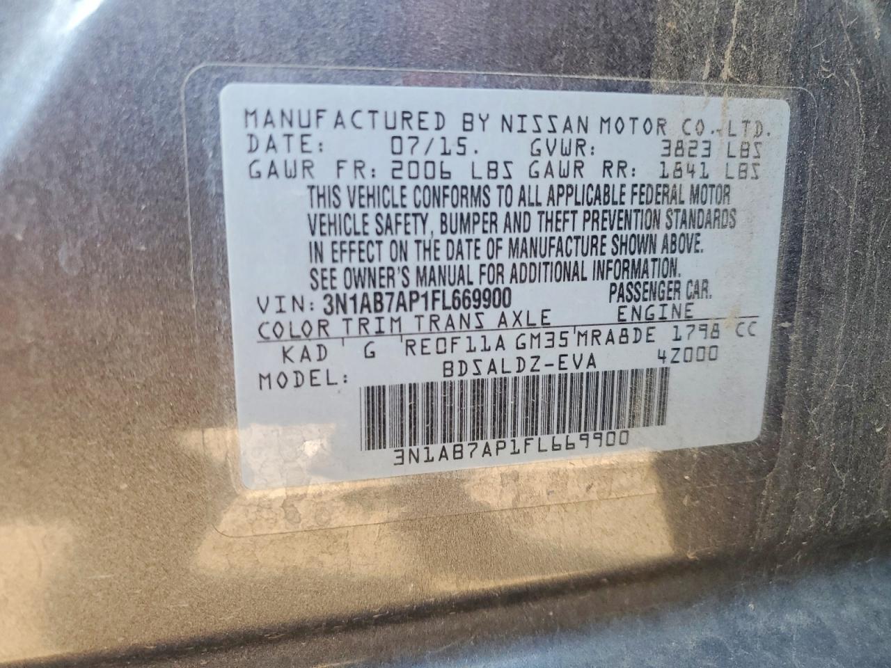 Nissan Sentra Sv