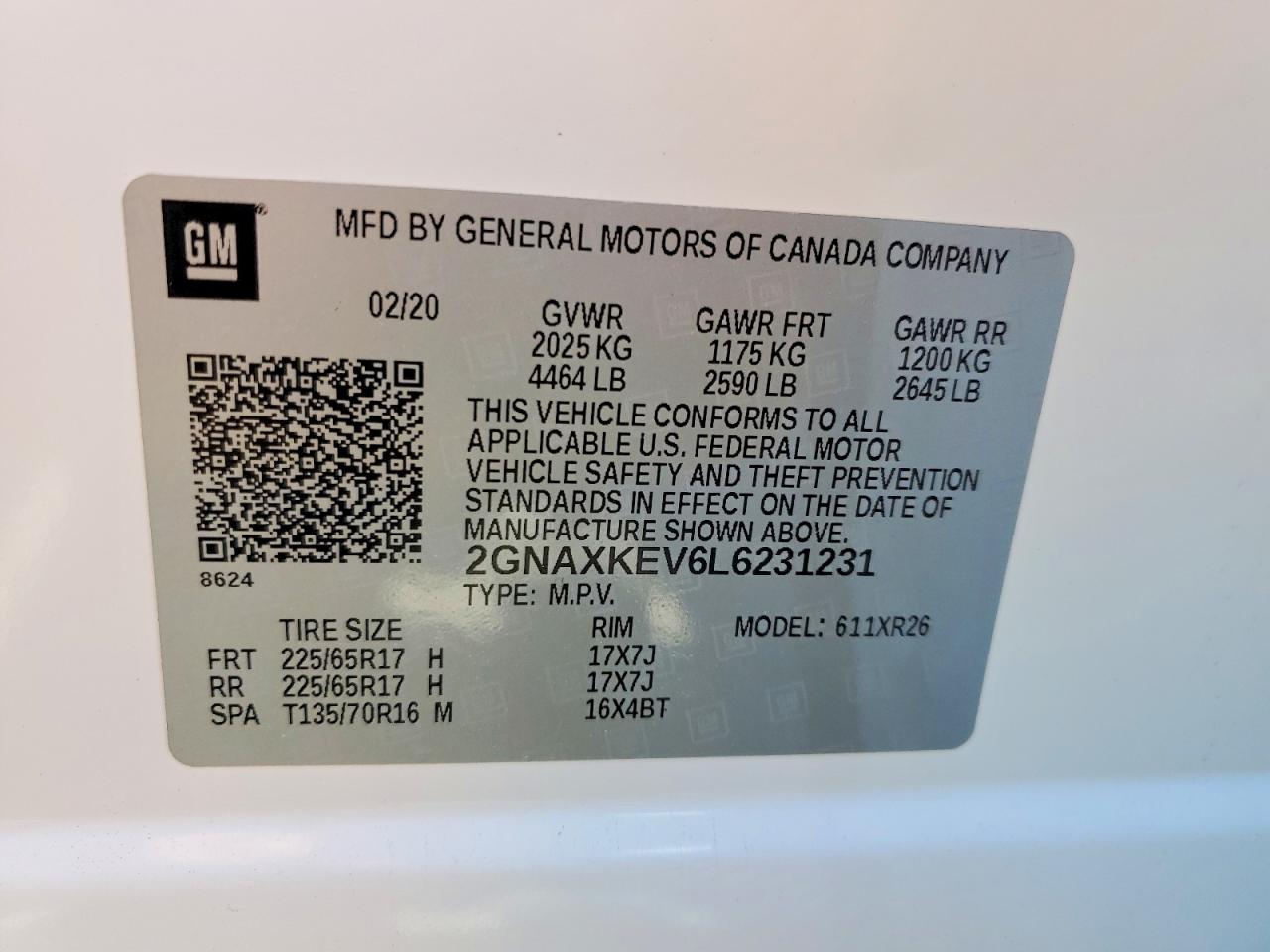 Chevrolet Equinox Lt