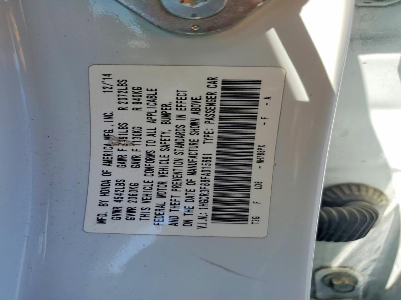 Honda Accord Exl