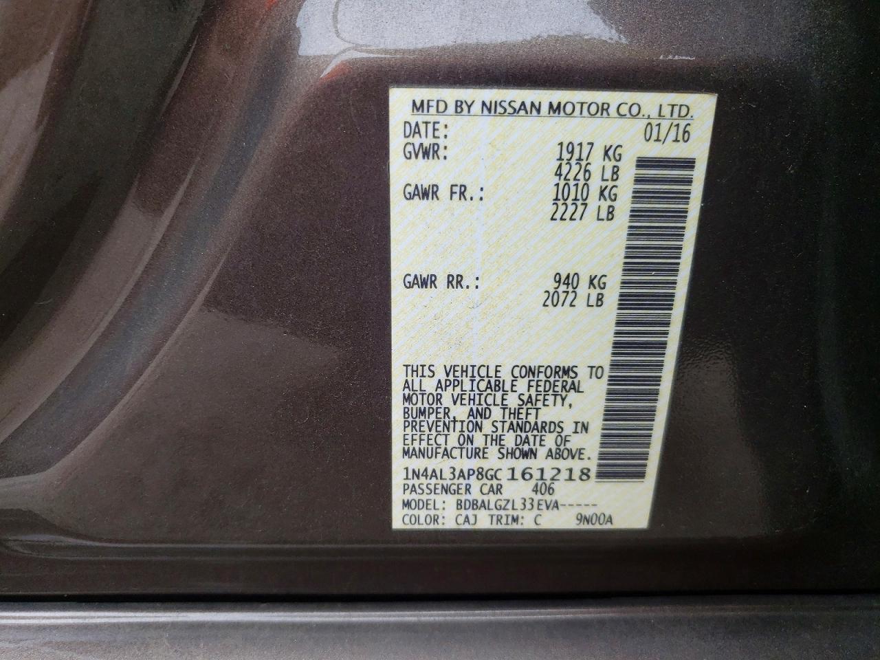 Nissan Altima 2.5 S