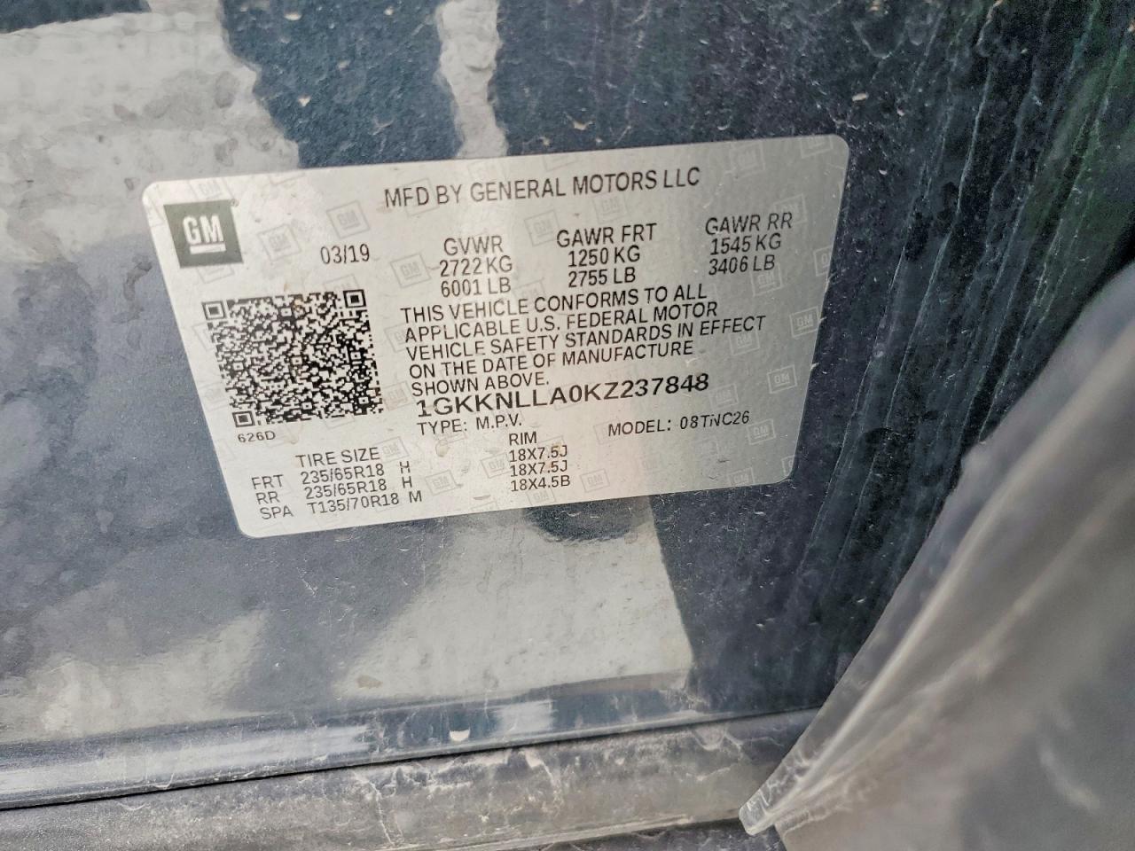 GMC Acadia Sle