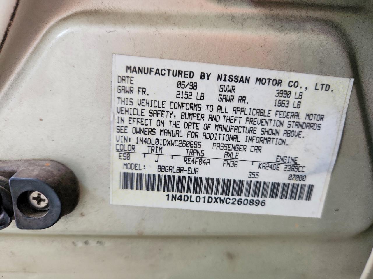 Nissan Altima Xe