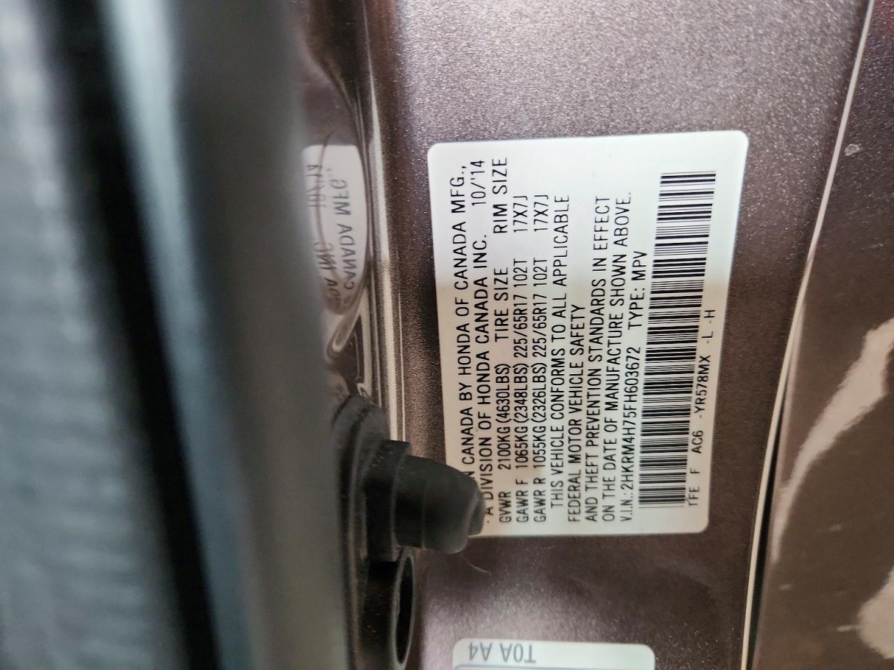 Honda Crv Exl