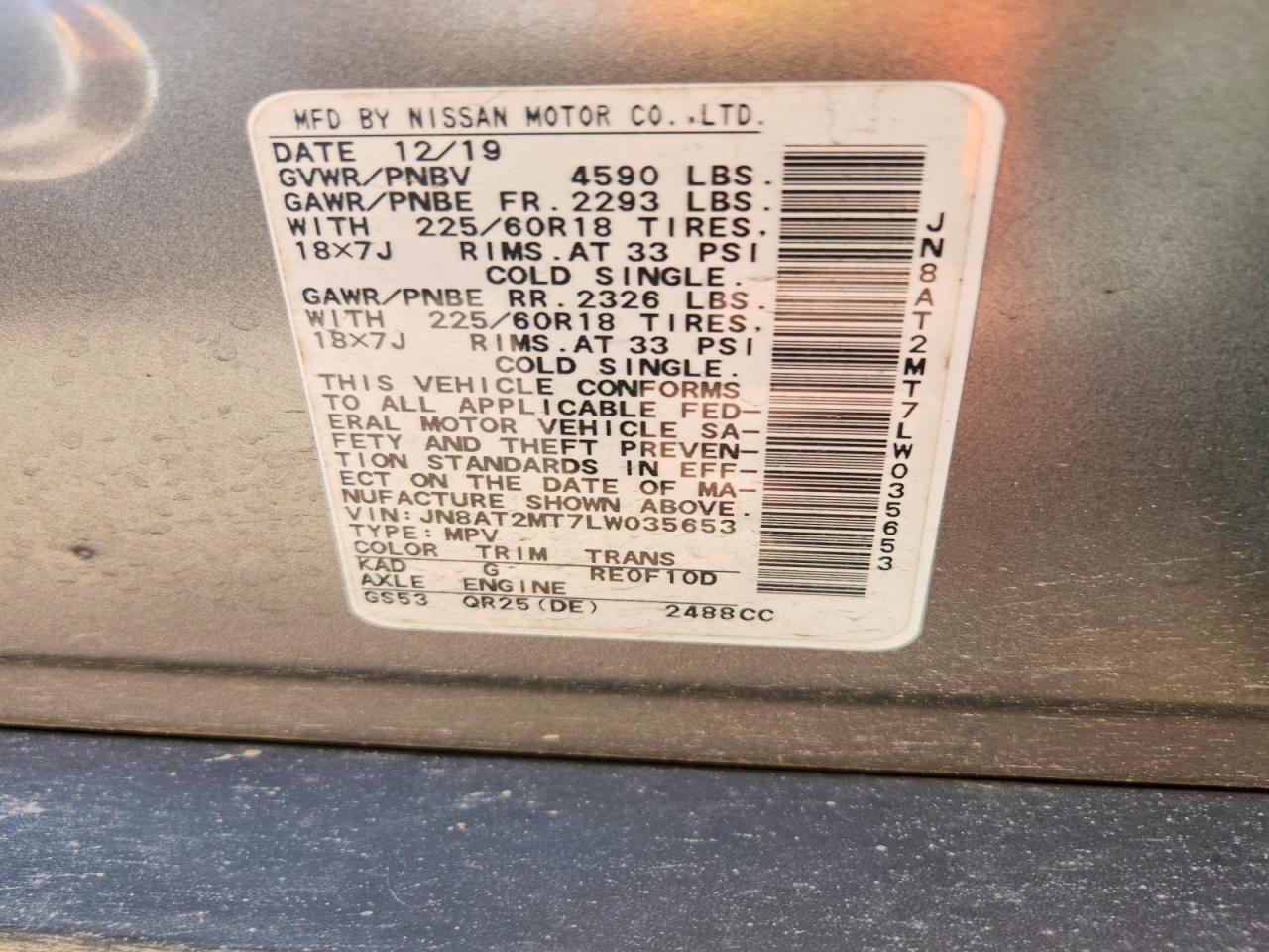 Nissan Rogue Sv