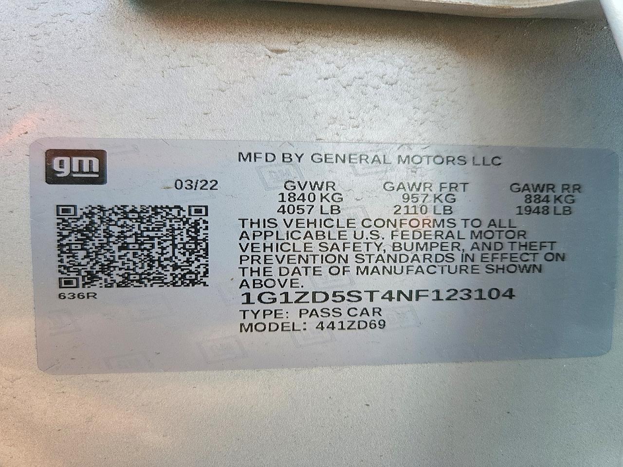 Chevrolet Malibu Lt