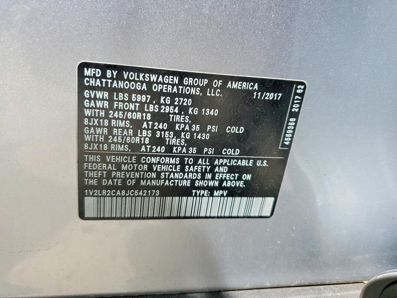 Volkswagen Atlas Se