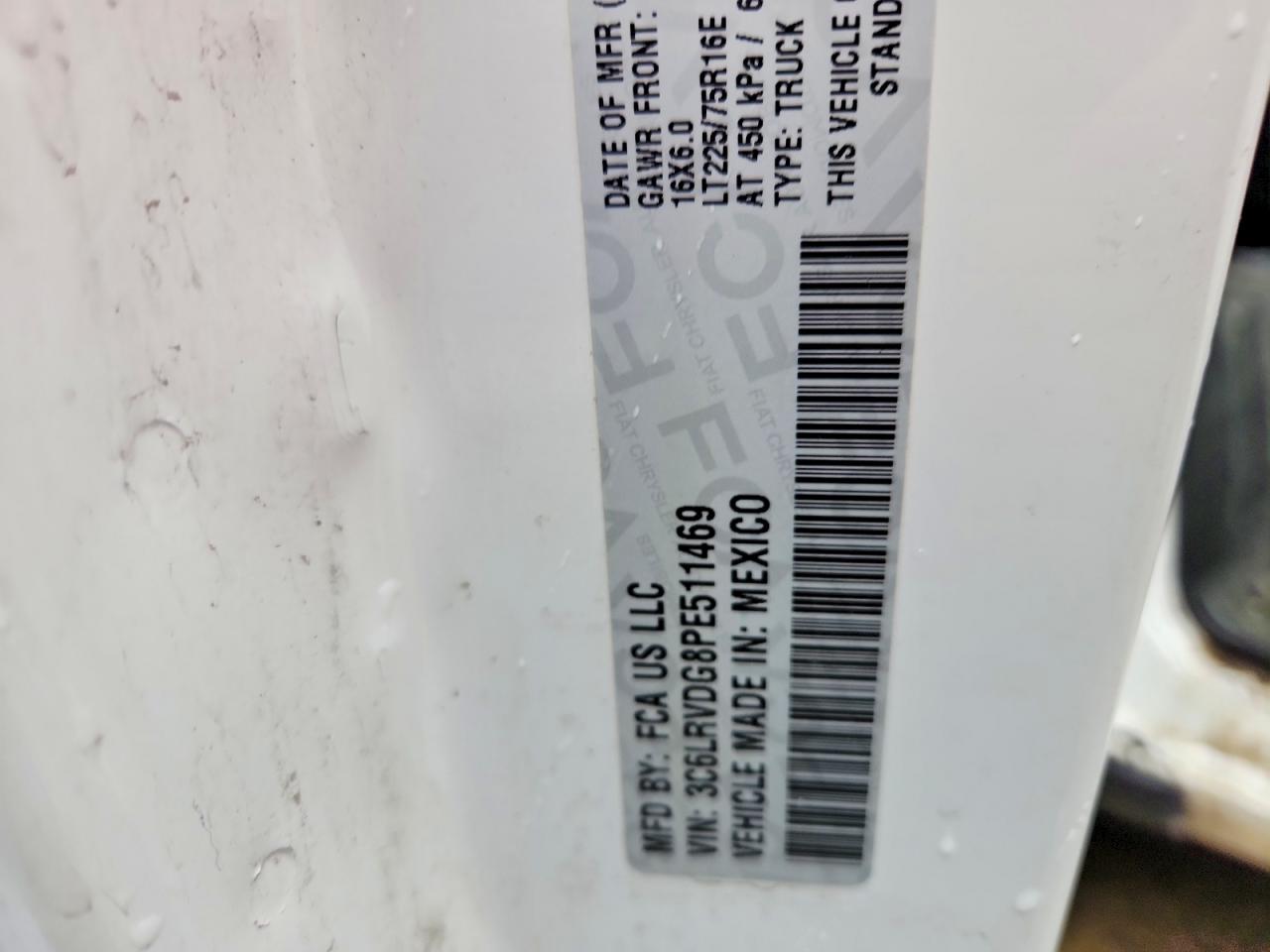 Ram Promaster 2500 High