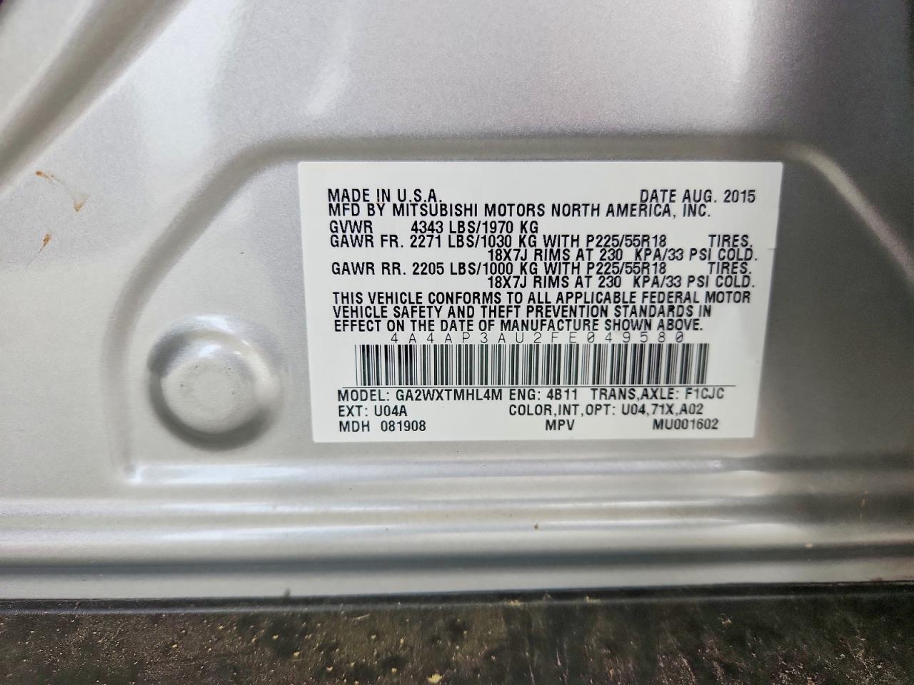Mitsubishi Outlander Es