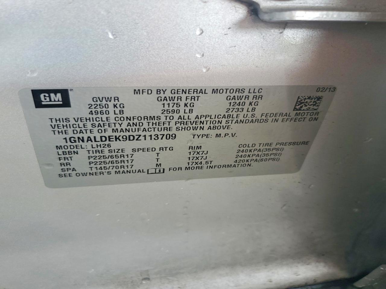 Chevrolet Equinox Lt