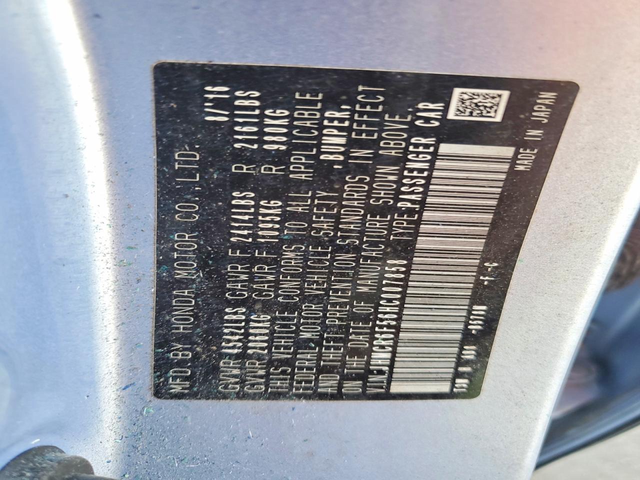 Honda Accord Hybrid Exl