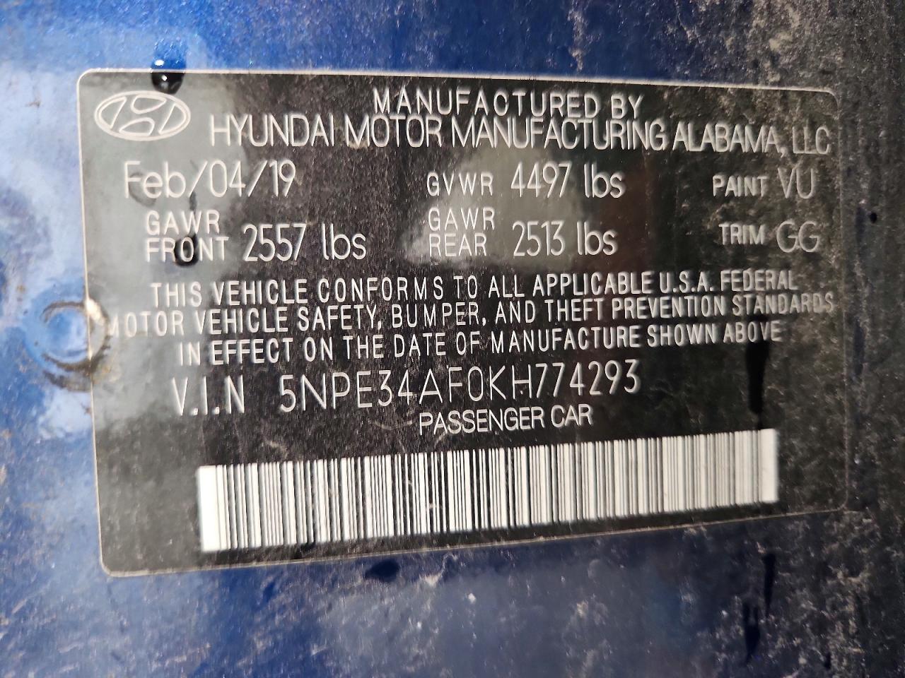 Hyundai SONATA Sel