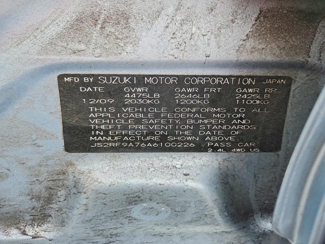 Suzuki Kizashi Sls