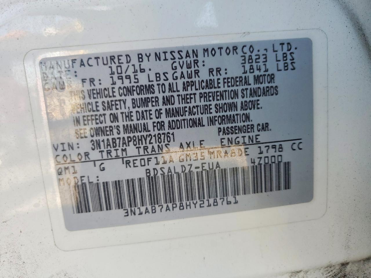 Nissan Sentra Sv
