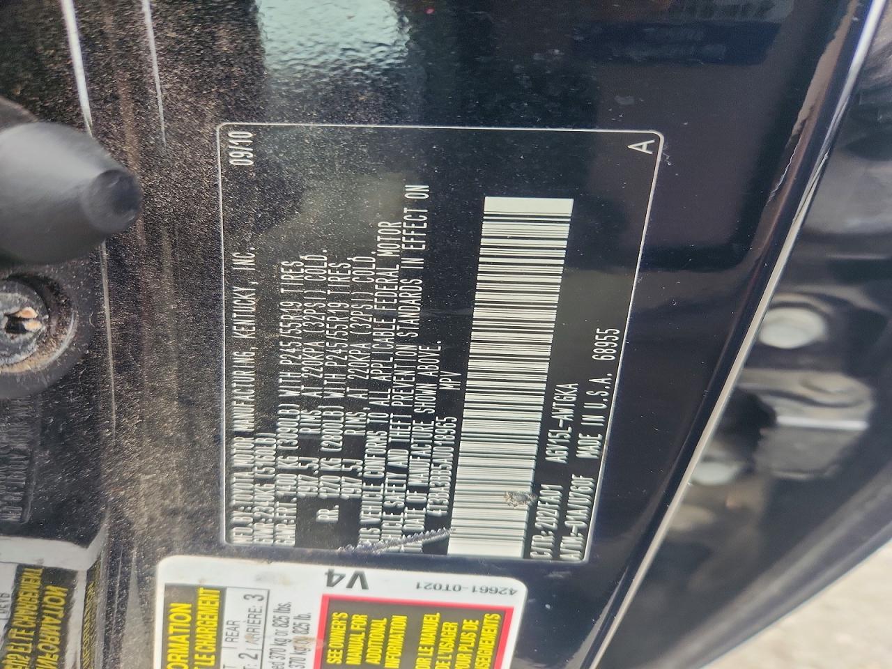 Toyota Venza Awd 4cyl