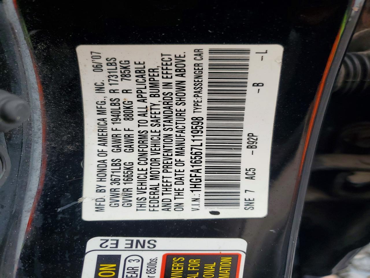 Honda Civic Lx