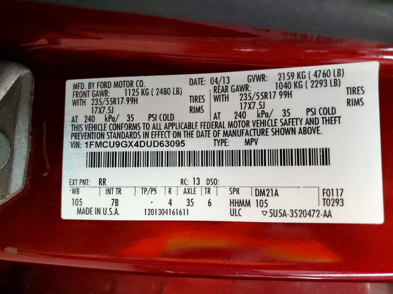 Ford Escape Se