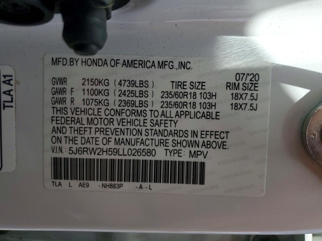 Honda Crv Ex