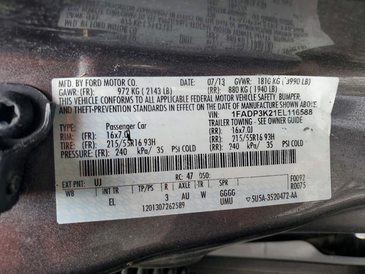 Ford Focus Se
