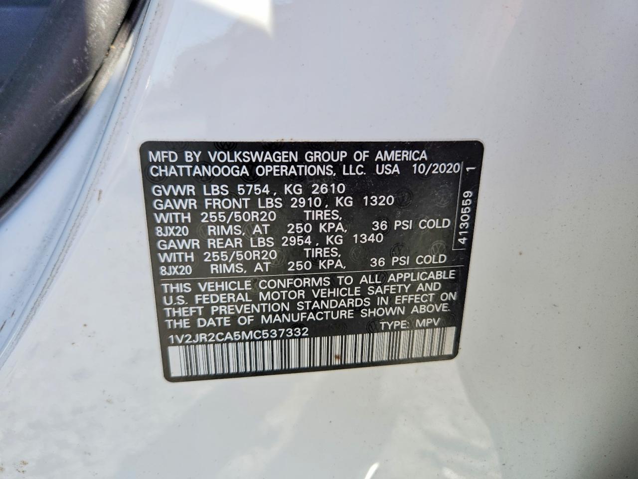 Volkswagen Atlas Se