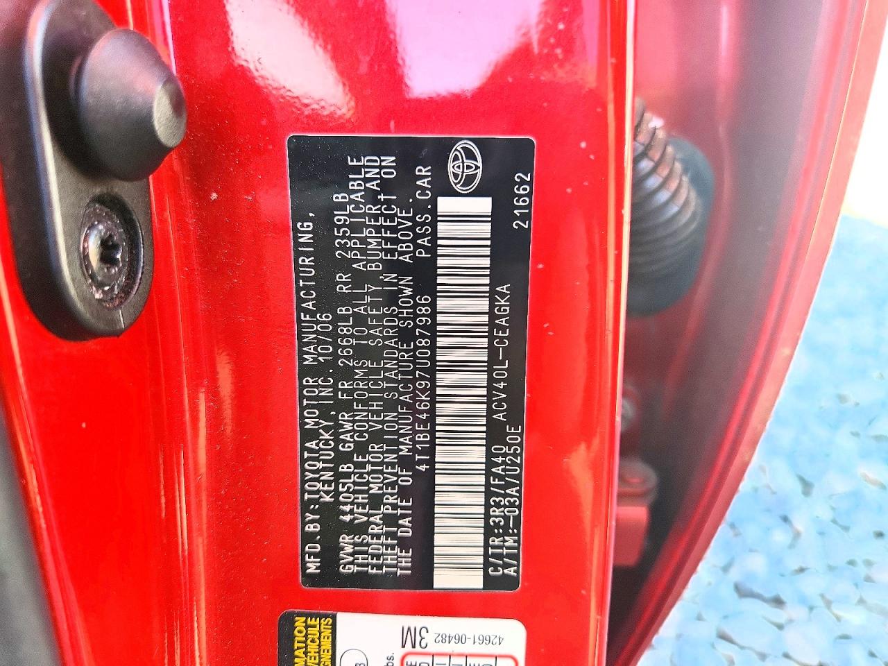 Toyota Camry Xle
