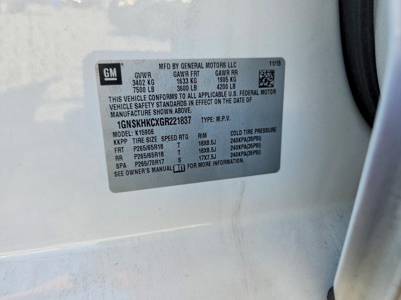 Chevrolet Suburban K1500 Lt