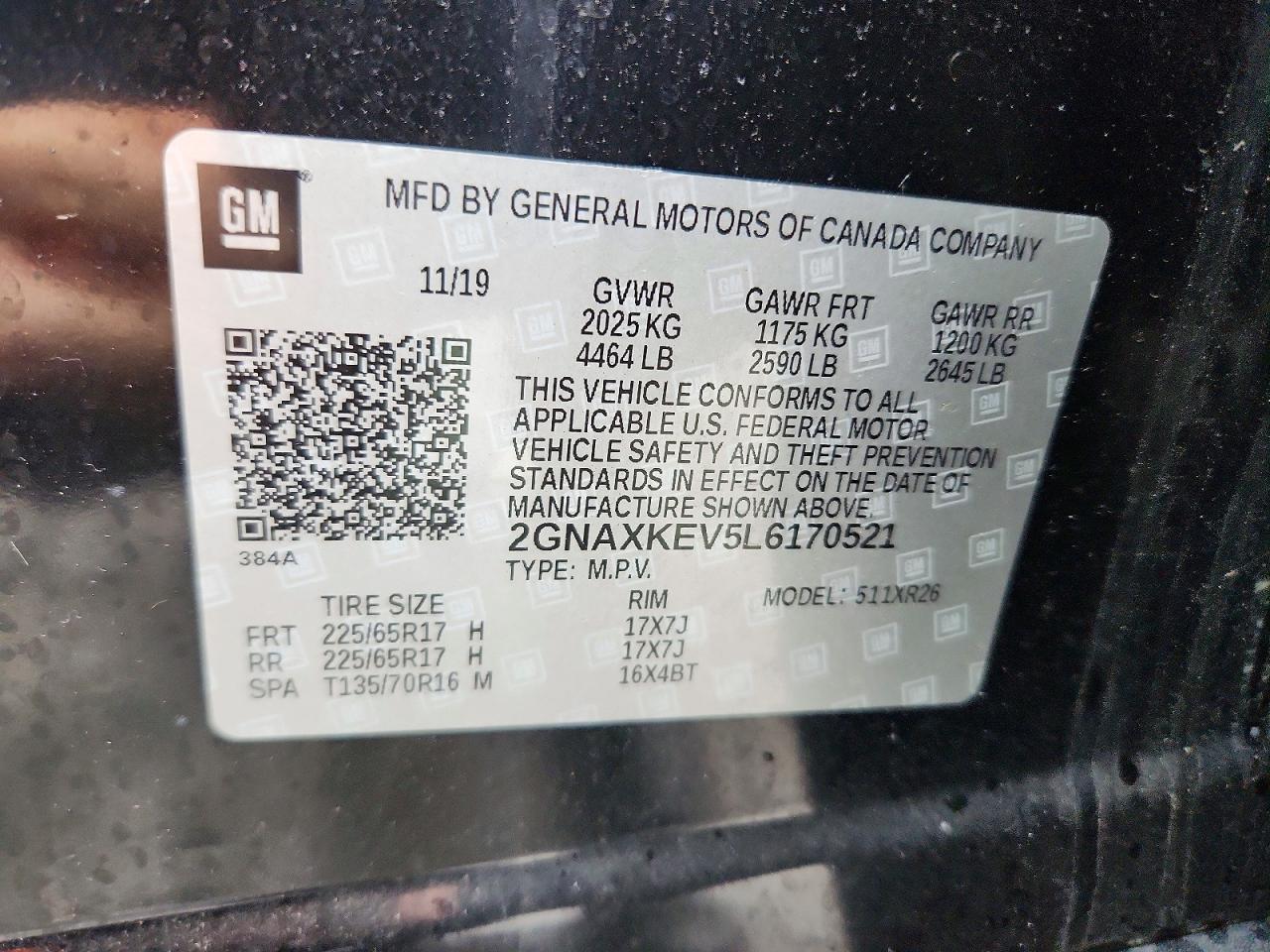 Chevrolet Equinox Lt