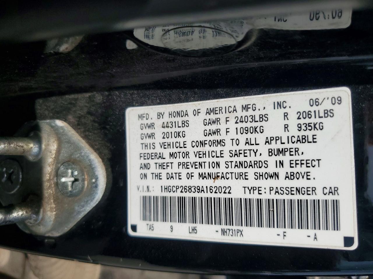 Honda Accord Exl
