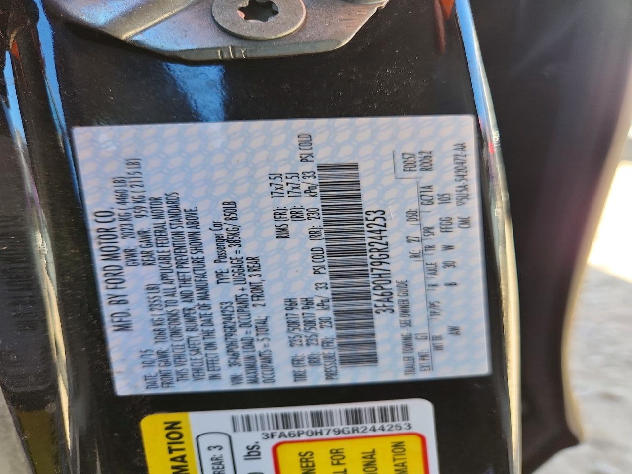 Ford Fusion Se