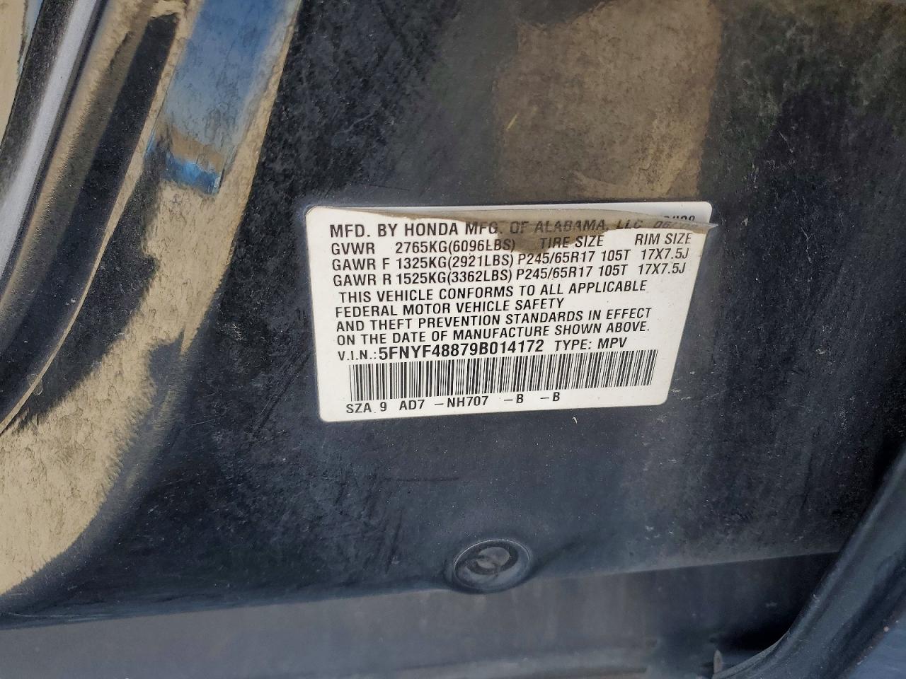 Honda Pilot Touring