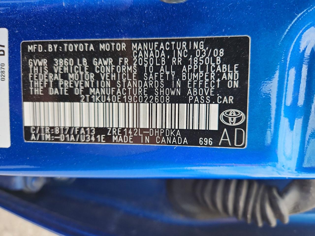 Toyota Matrix Base