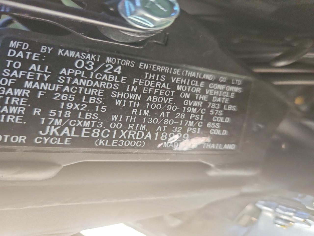 Kawasaki Kle300 C C
