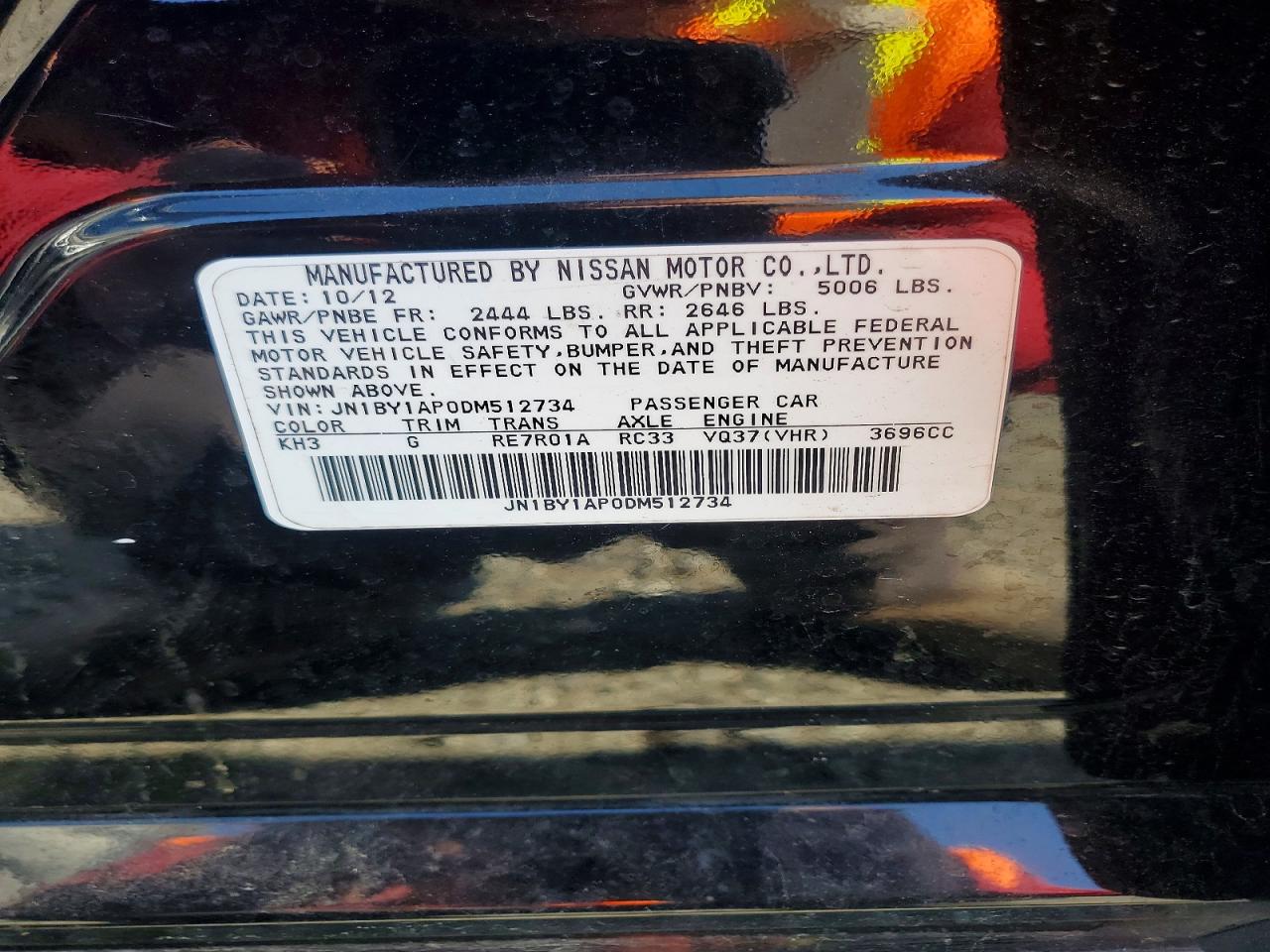 INFINITI M37 Base Base