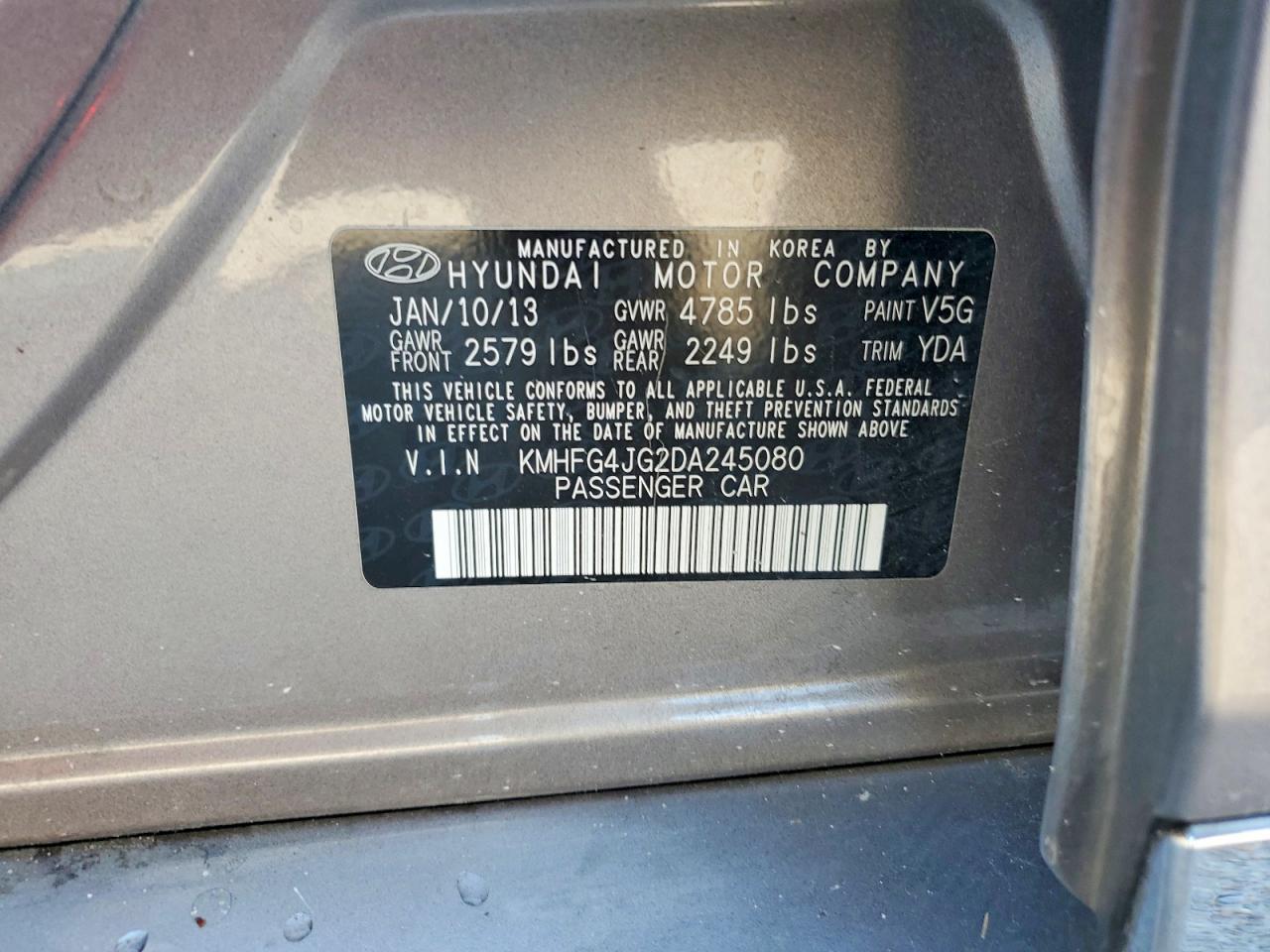Hyundai Azera Base Base