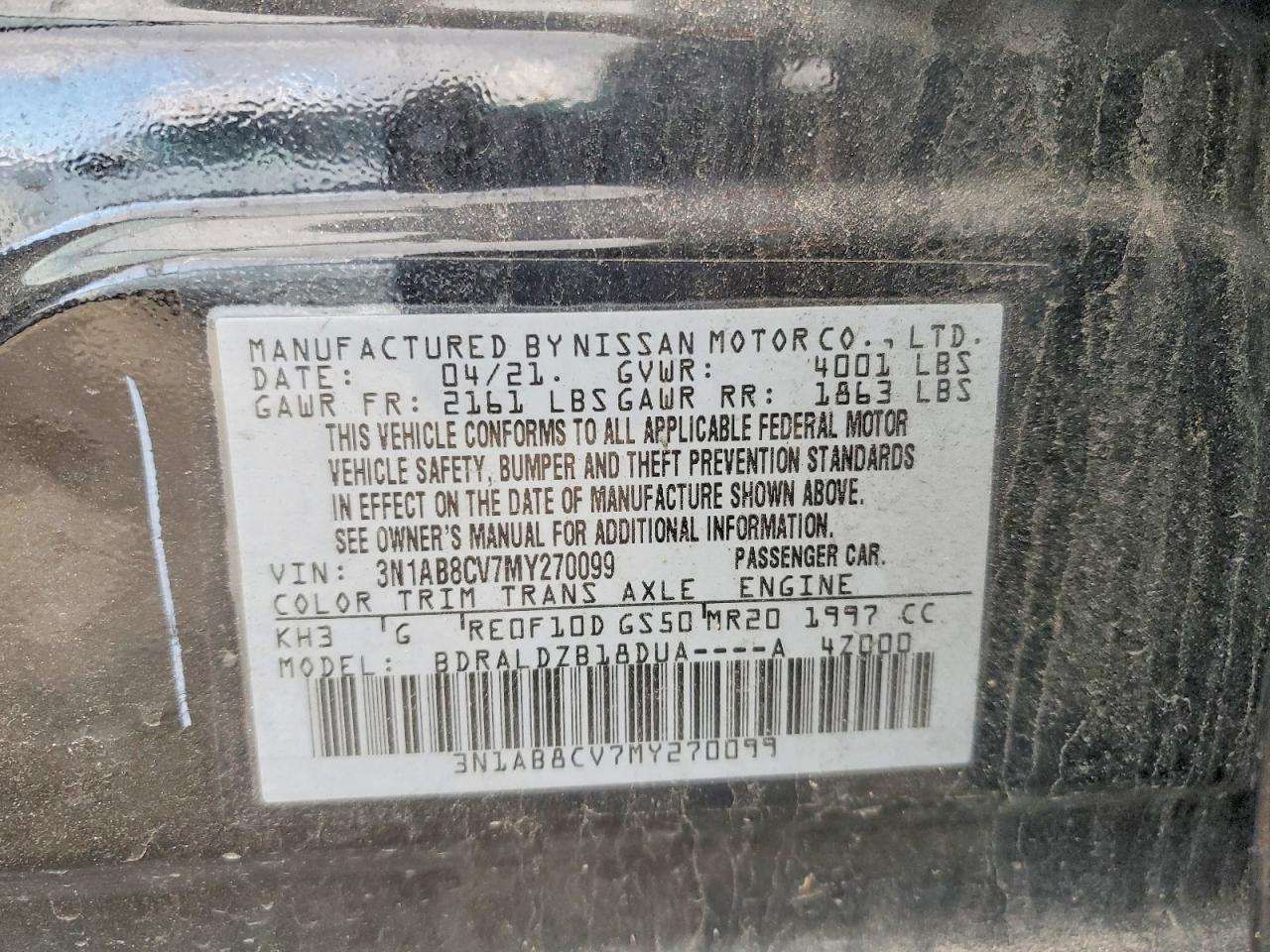 Nissan Sentra Sv