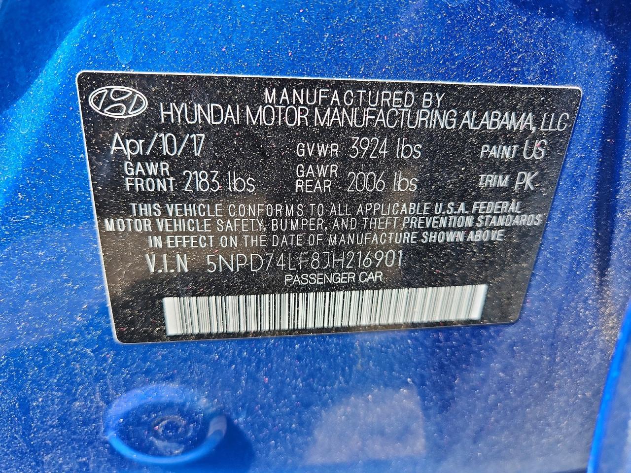 Hyundai ELANTRA Se