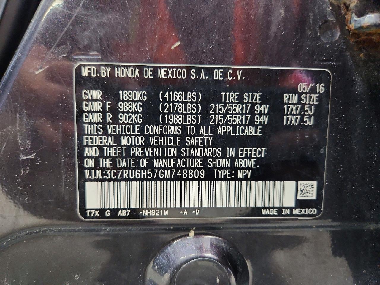 Honda HR-V Ex