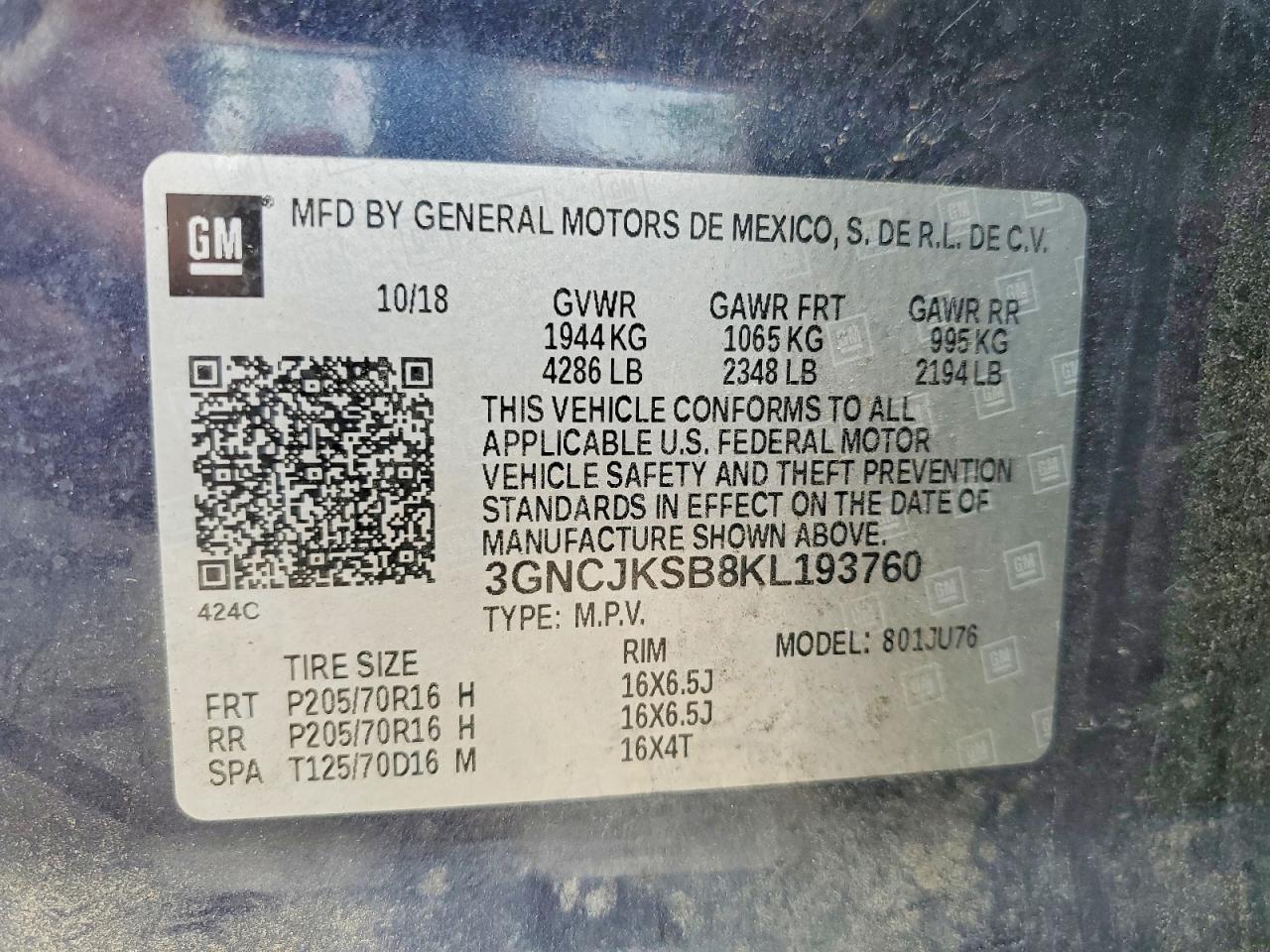 Chevrolet Trax Ls