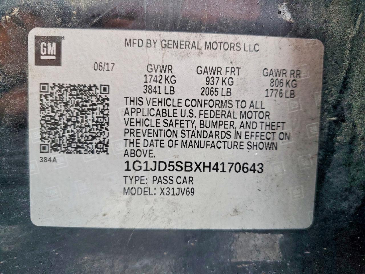 Chevrolet Sonic Lt