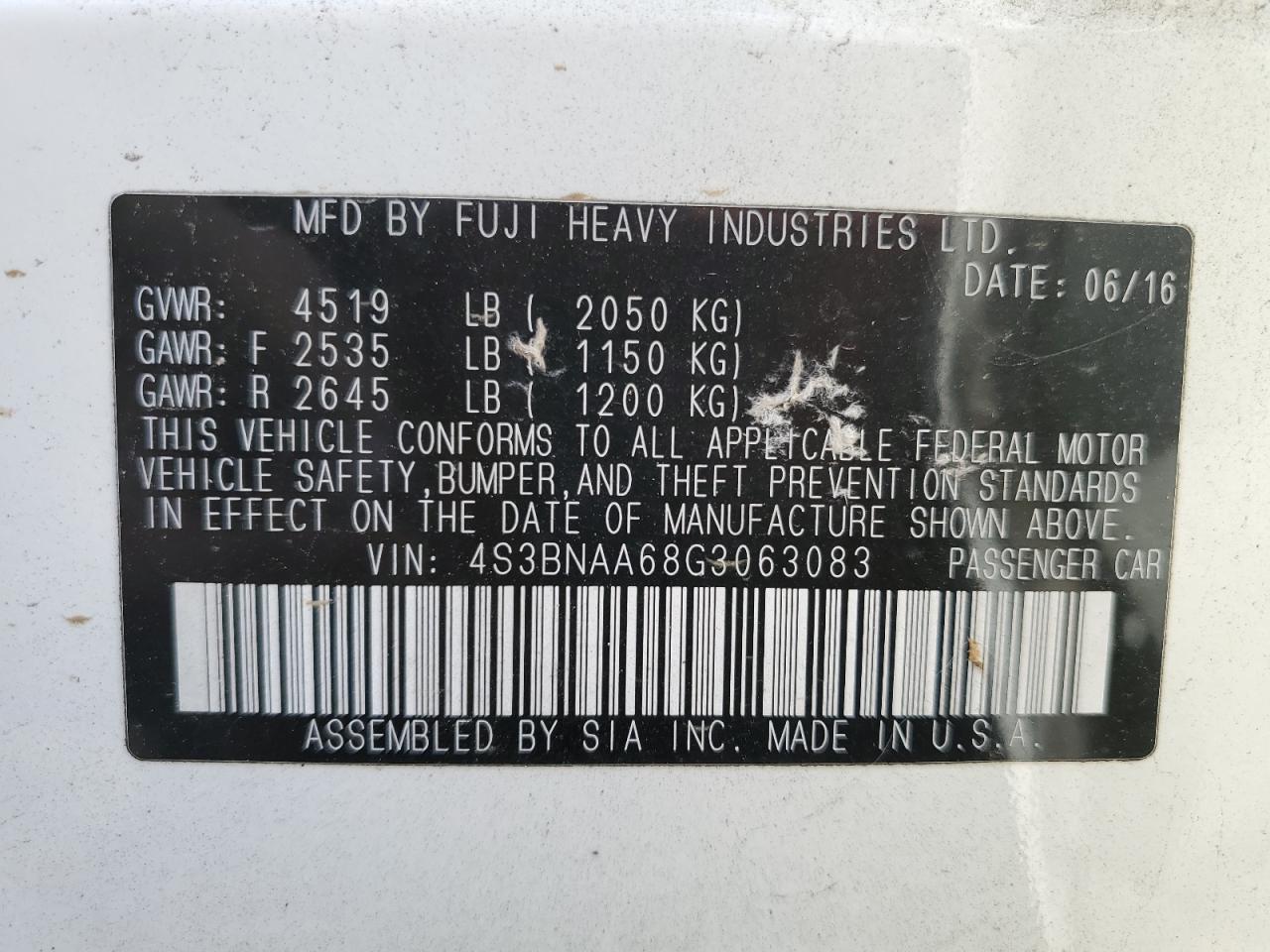 Subaru Legacy 2.5i
