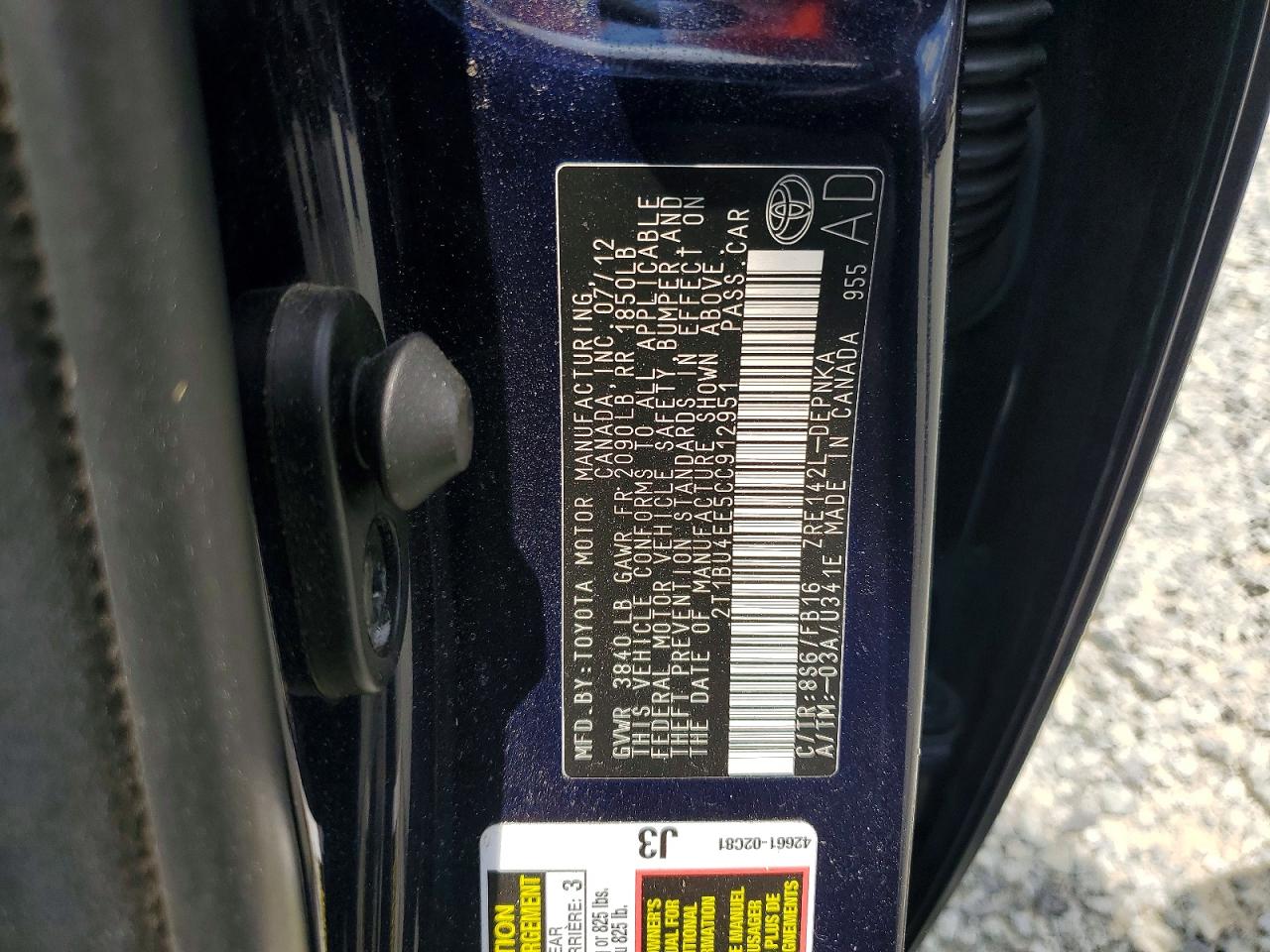 Toyota Corolla Le