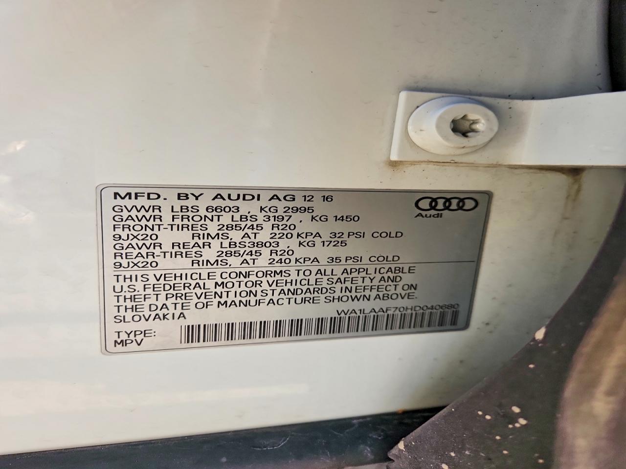 Audi Q7 Premium Plus