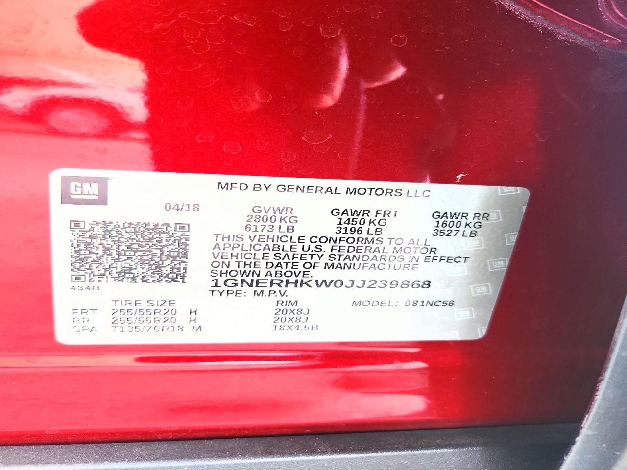 Chevrolet Traverse Lt