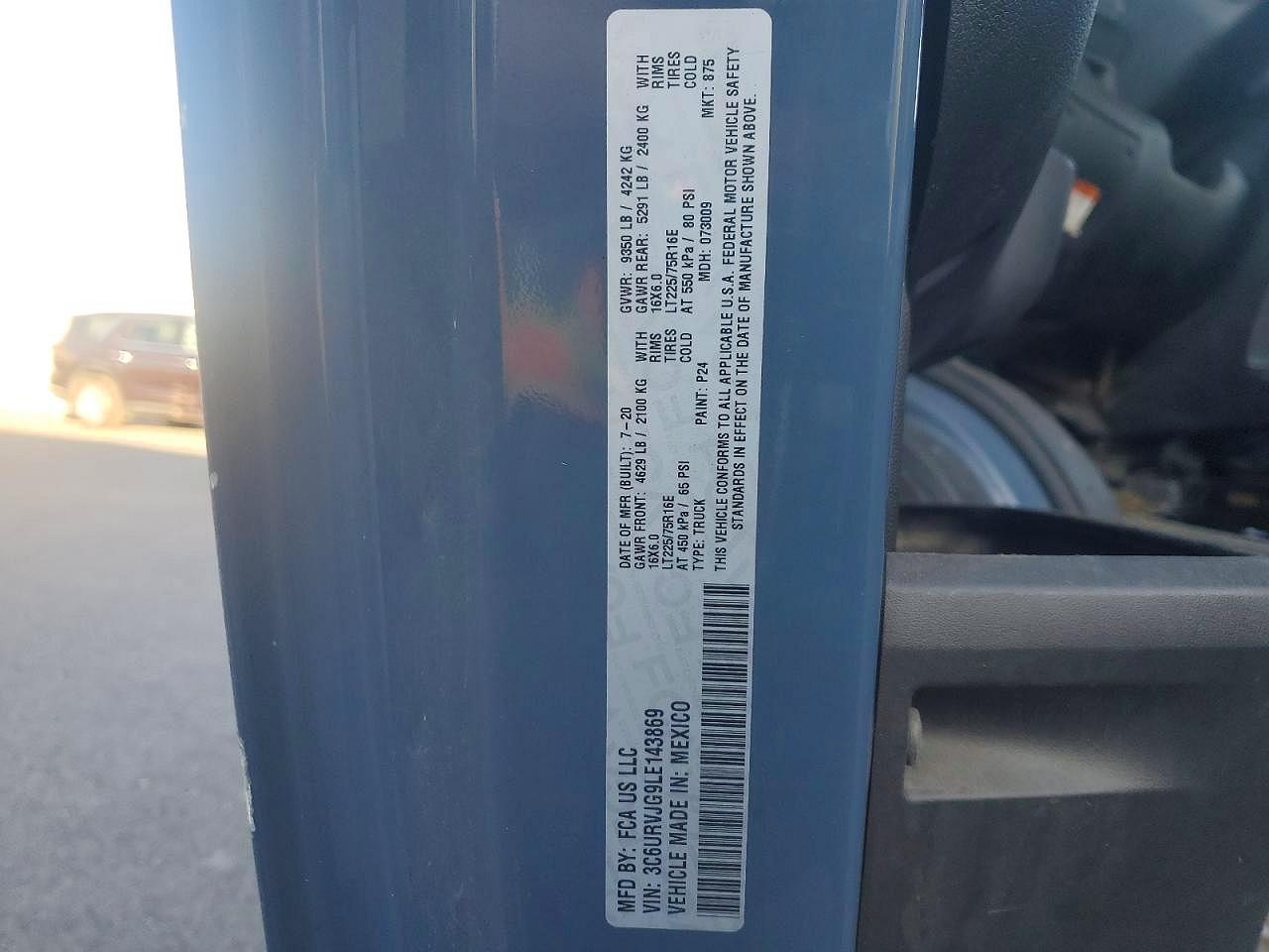 Ram Promaster 3500 High