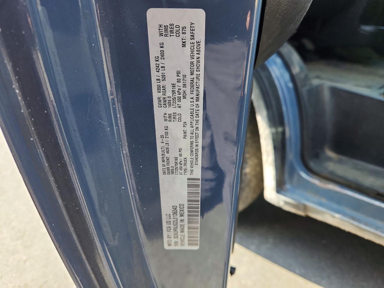 Ram Promaster 1500 High