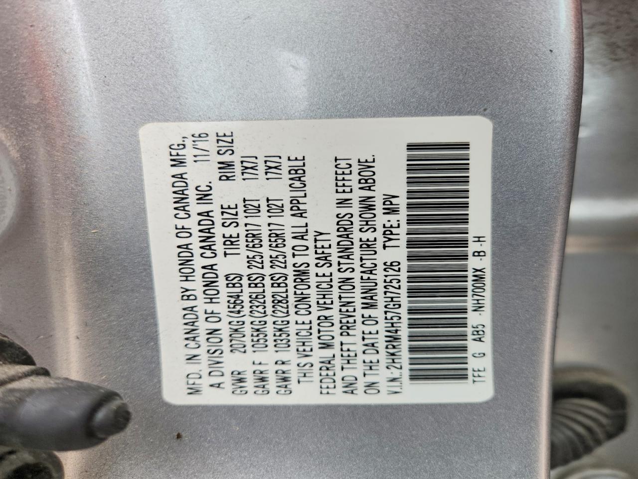 Honda Crv Ex