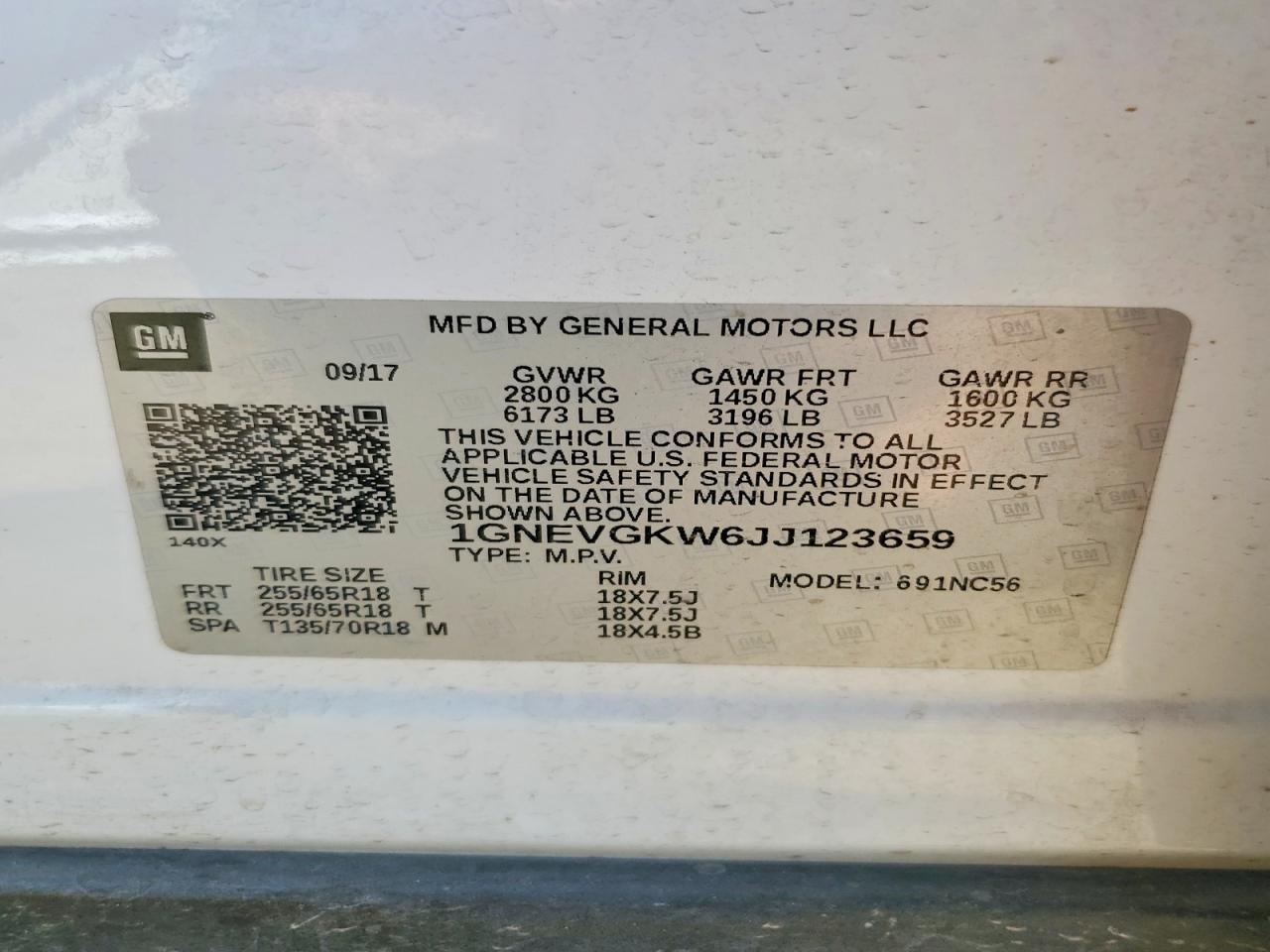 Chevrolet Traverse Lt